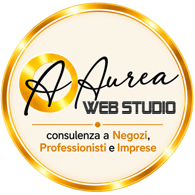 Logo Aurea Web Studio — web agency per negozi, professionisti e imprese